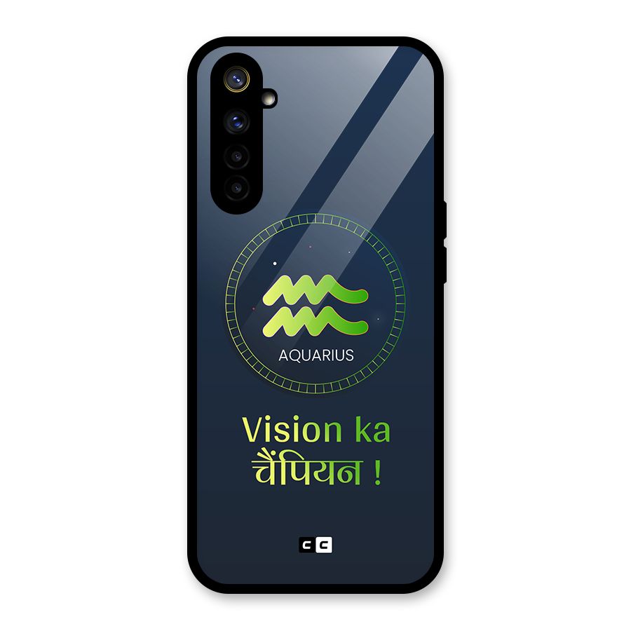 Aquarius Vision Glass Back Case for Realme 6i