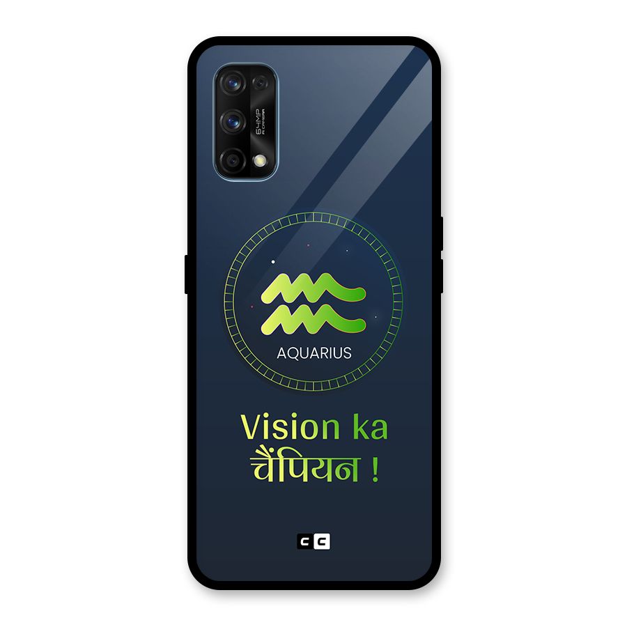 Aquarius Vision Glass Back Case for Realme 7 Pro