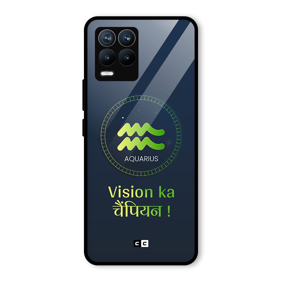 Aquarius Vision Glass Back Case for Realme 8