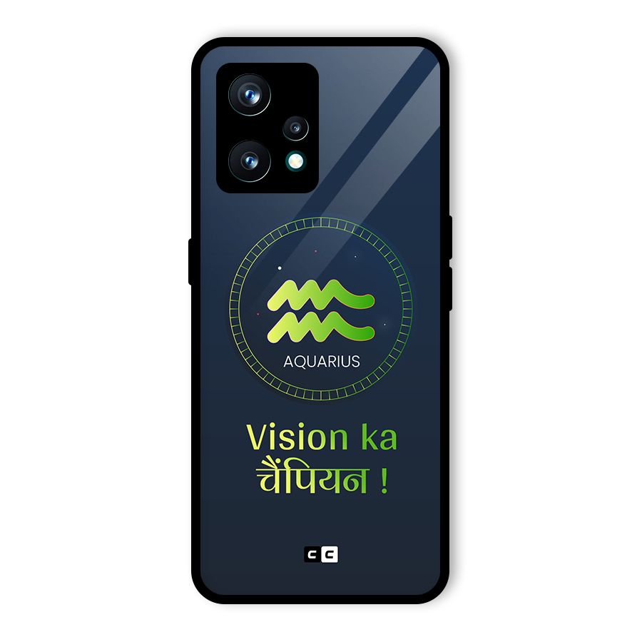 Aquarius Vision Glass Back Case for Realme 9 Pro Plus 5G