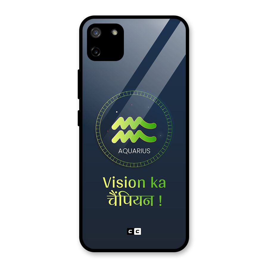 Aquarius Vision Glass Back Case for Realme C11