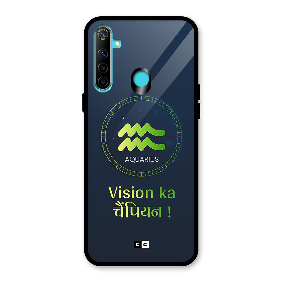 Aquarius Vision Glass Back Case for Realme Narzo 10