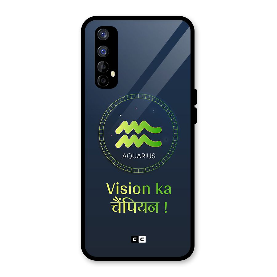 Aquarius Vision Glass Back Case for Realme Narzo 20 Pro