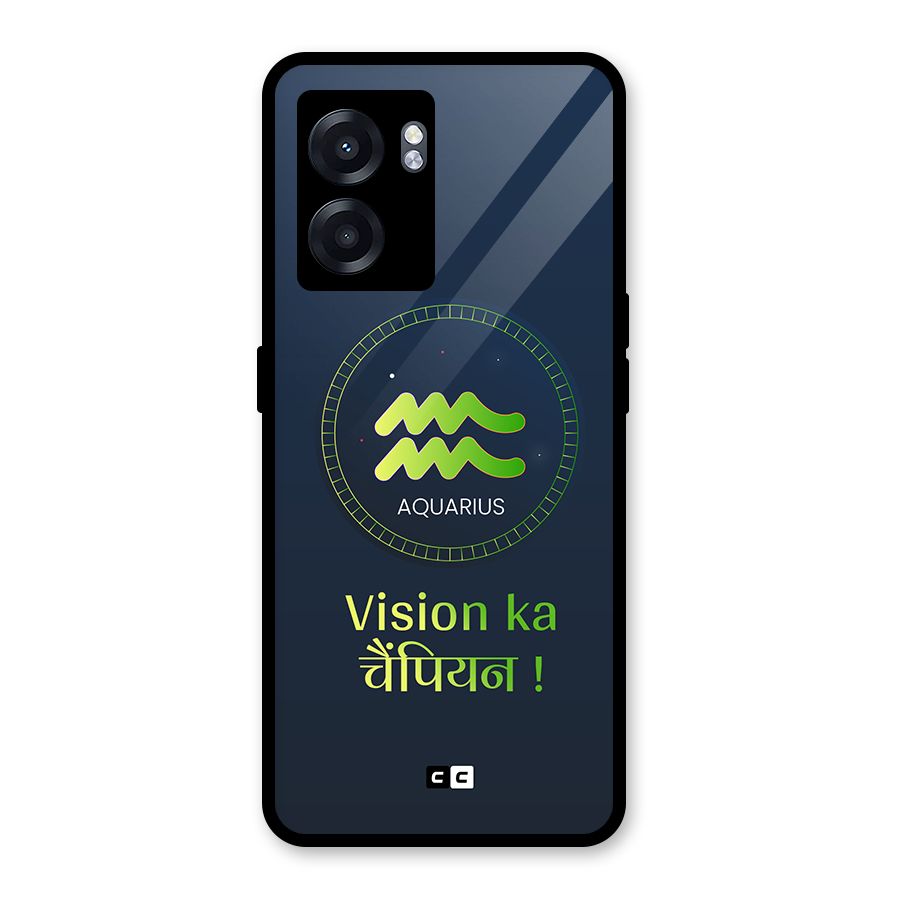Aquarius Vision Glass Back Case for Realme Narzo 50 5G