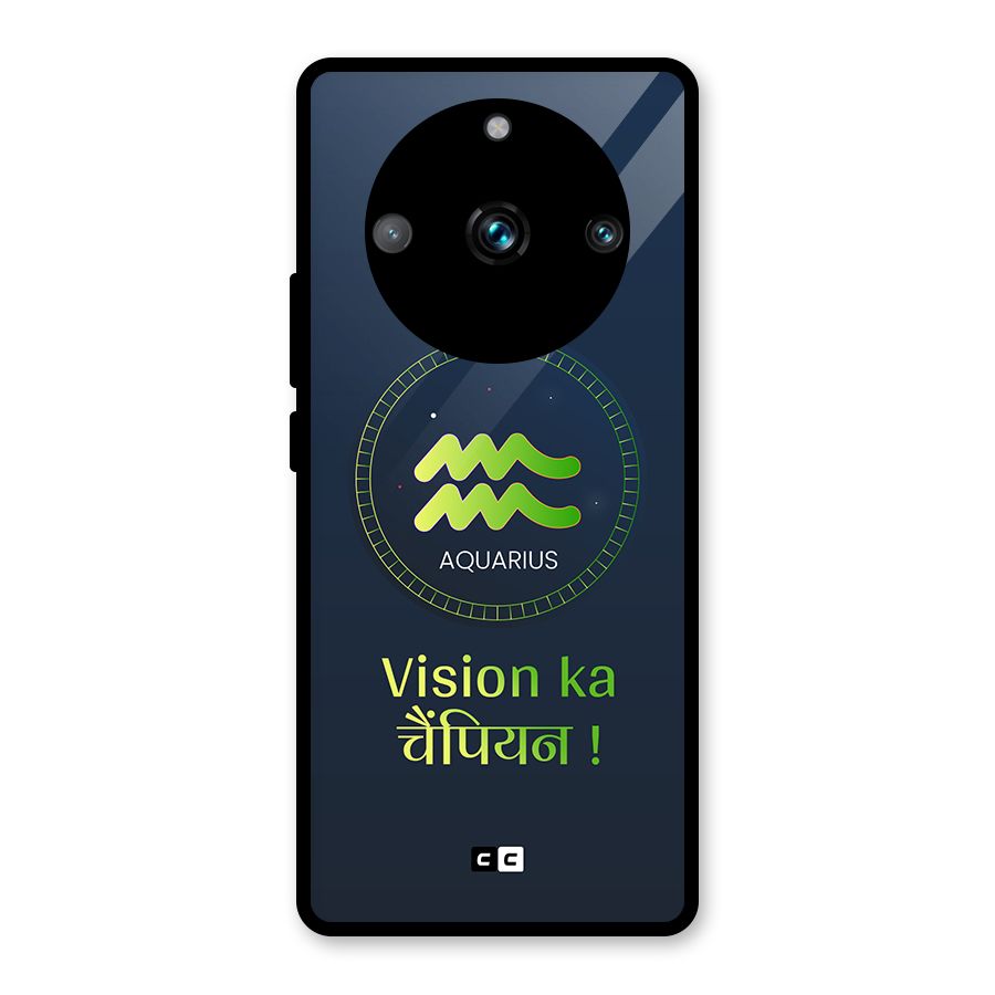 Aquarius Vision Glass Back Case for Realme Narzo 60 Pro