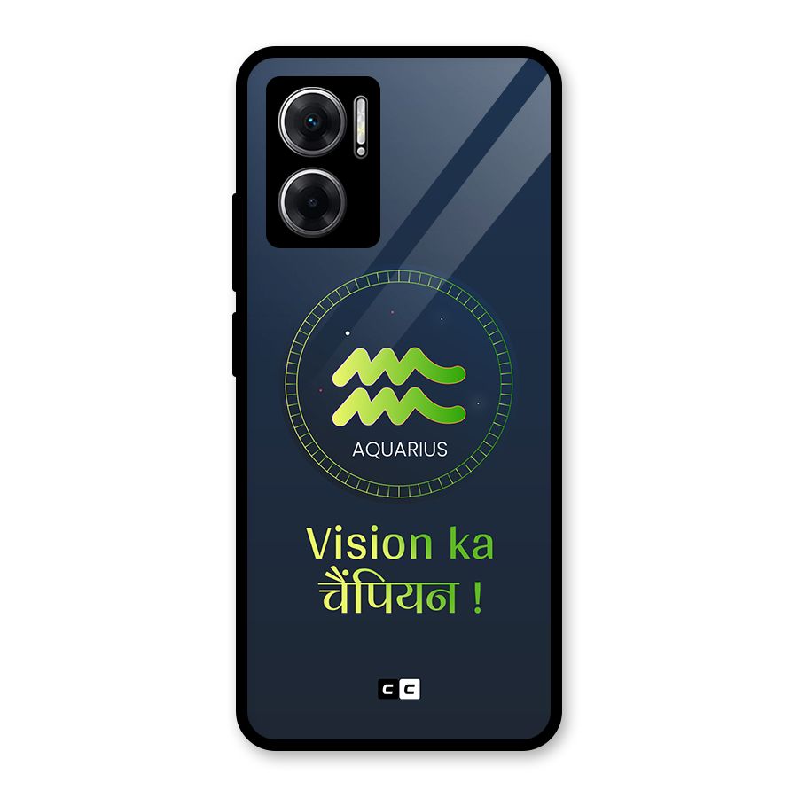 Aquarius Vision Glass Back Case for Redmi 11 Prime 5G