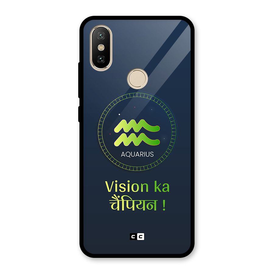 Aquarius Vision Glass Back Case for Redmi A2