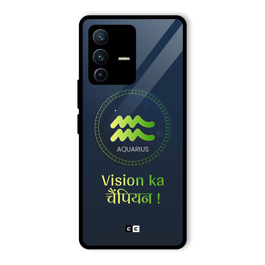 Aquarius Vision Glass Back Case for Vivo V23 Pro