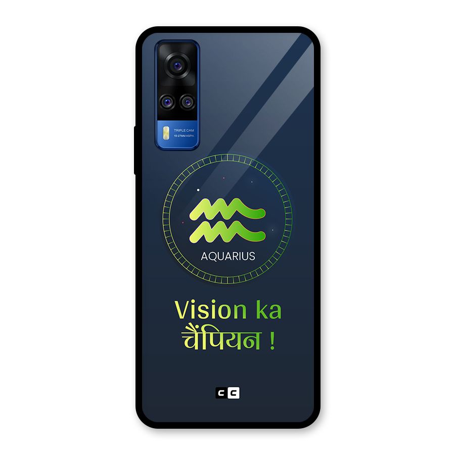 Aquarius Vision Glass Back Case for Vivo Y31