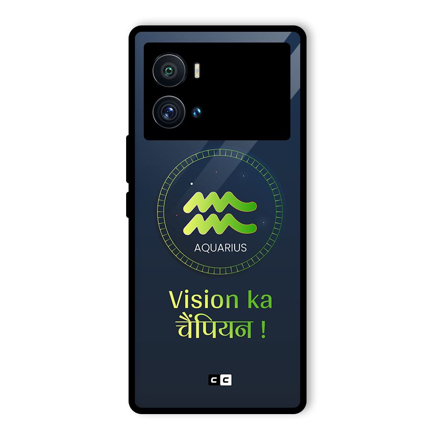 Aquarius Vision Glass Back Case for Vivo iQOO 9 Pro