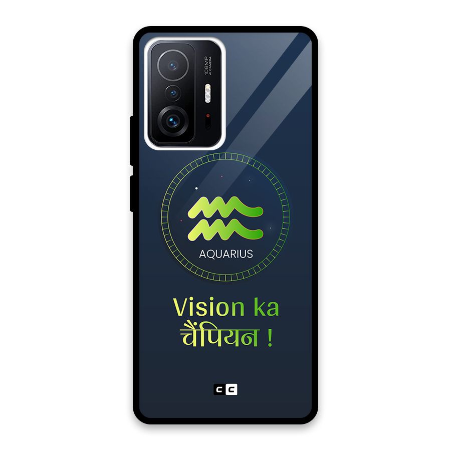 Aquarius Vision Glass Back Case for Xiaomi 11T Pro