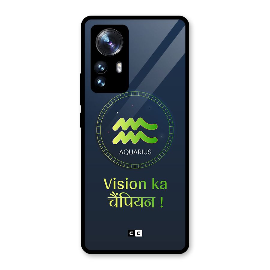 Aquarius Vision Glass Back Case for Xiaomi 12 Pro