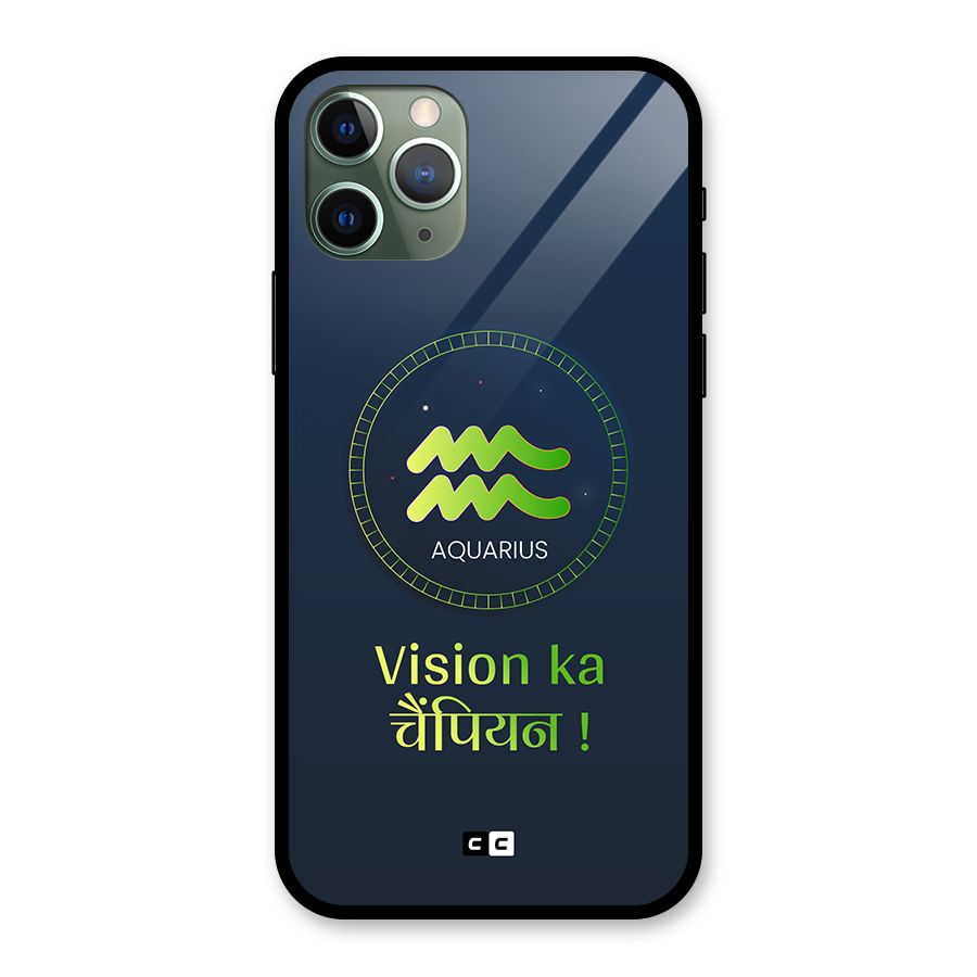 Aquarius Vision Glass Back Case for iPhone 11 Pro