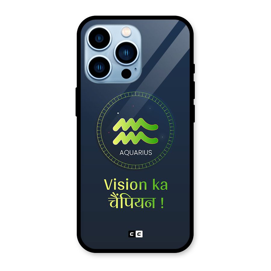 Aquarius Vision Glass Back Case for iPhone 13 Pro