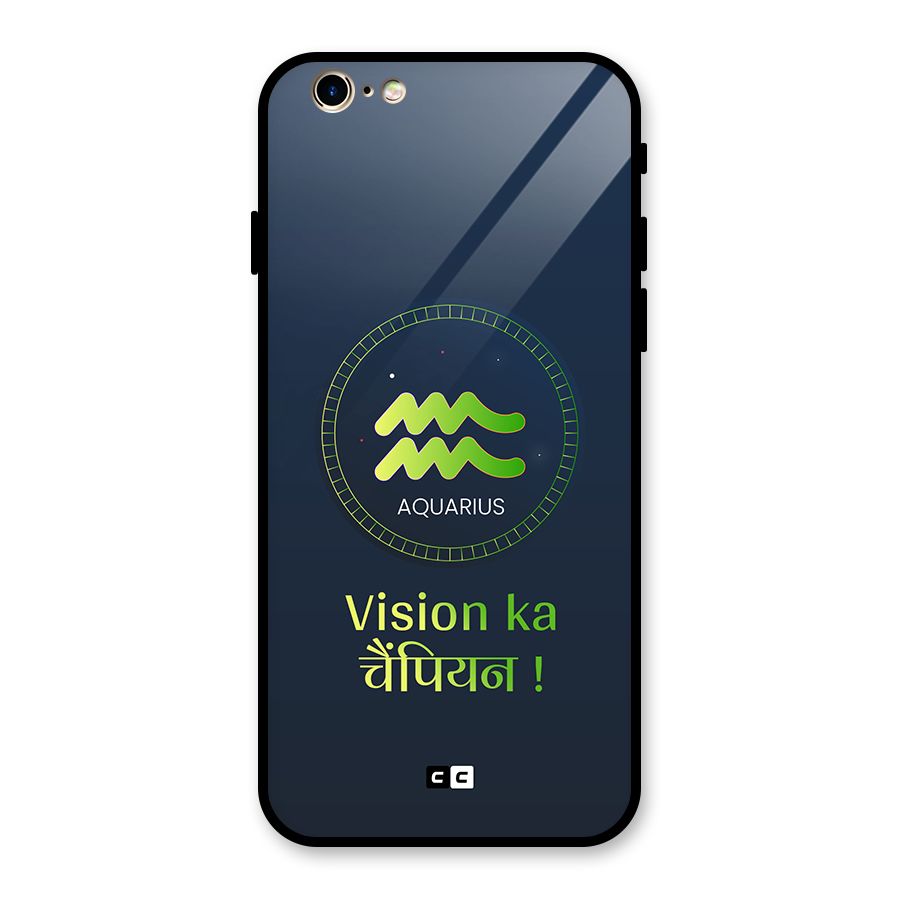 Aquarius Vision Glass Back Case for iPhone 6 6S