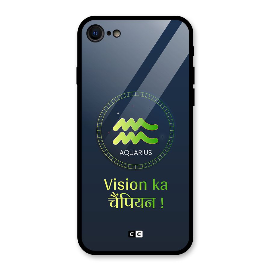 Aquarius Vision Glass Back Case for iPhone 7