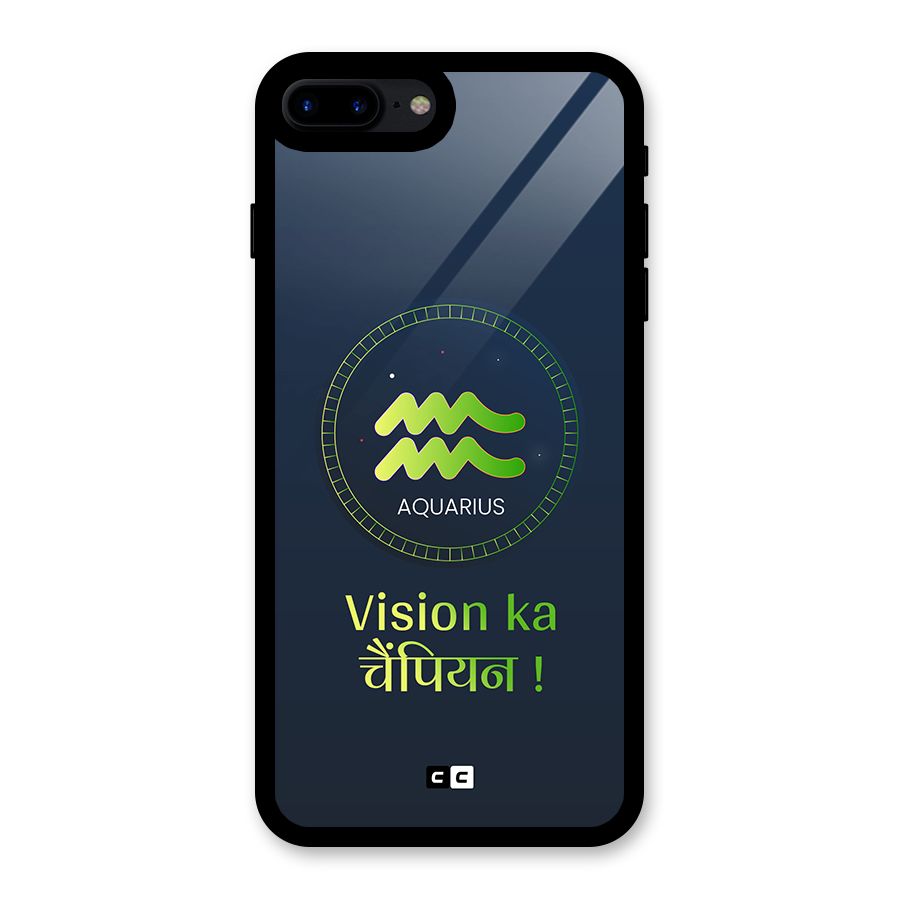 Aquarius Vision Glass Back Case for iPhone 7 Plus
