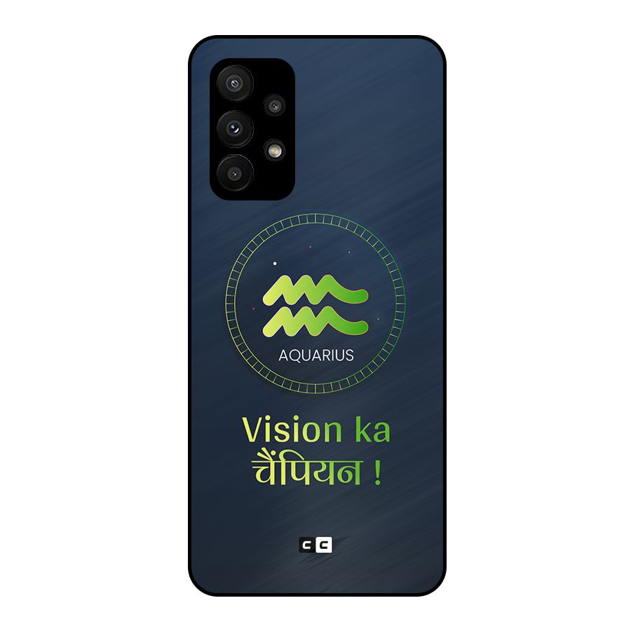 Aquarius Vision Metal Back Case for Galaxy A23