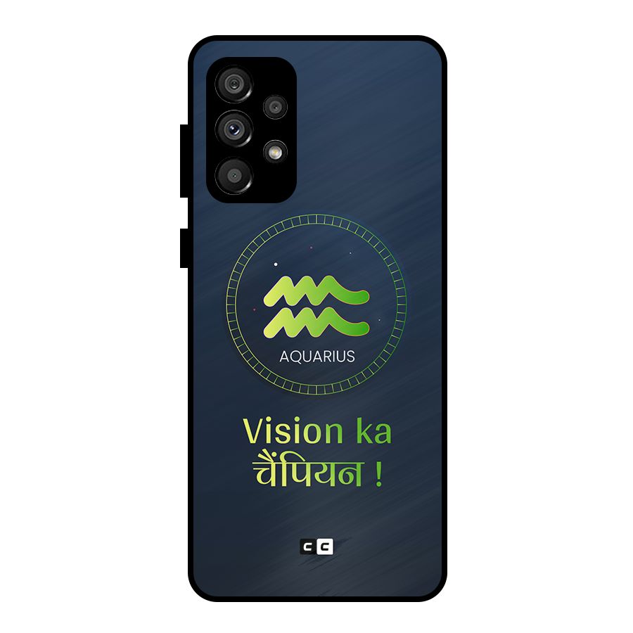 Aquarius Vision Metal Back Case for Galaxy A73 5G