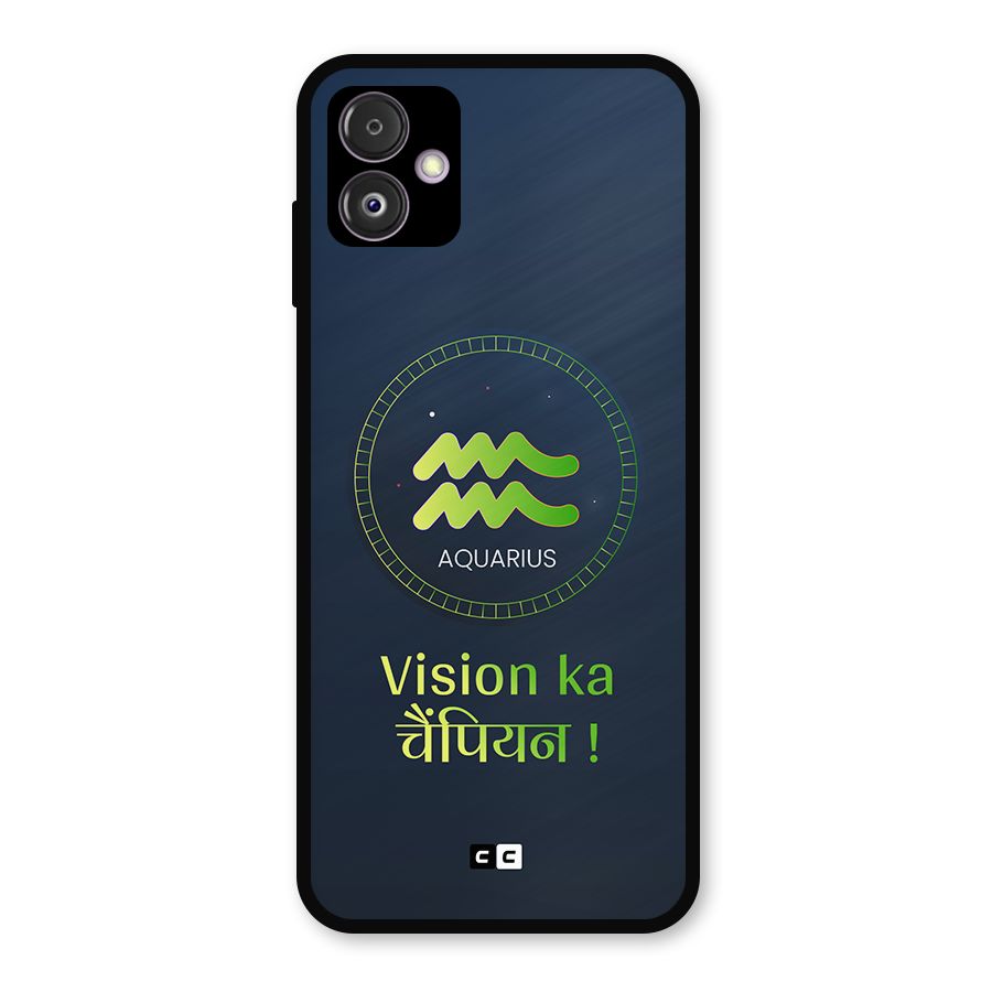 Aquarius Vision Metal Back Case for Galaxy F14