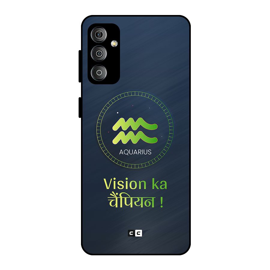 Aquarius Vision Metal Back Case for Galaxy F23