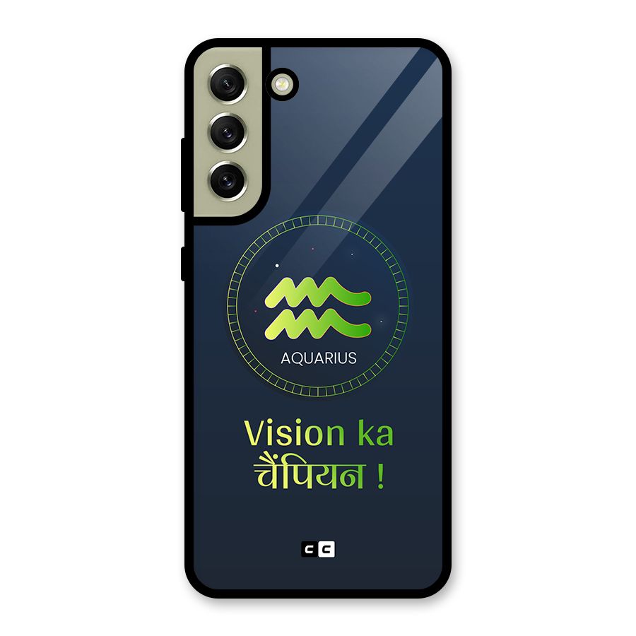 Aquarius Vision Metal Back Case for Galaxy S21 FE 5G (2023)
