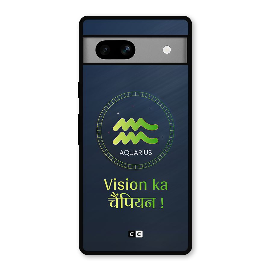 Aquarius Vision Metal Back Case for Google Pixel 7a