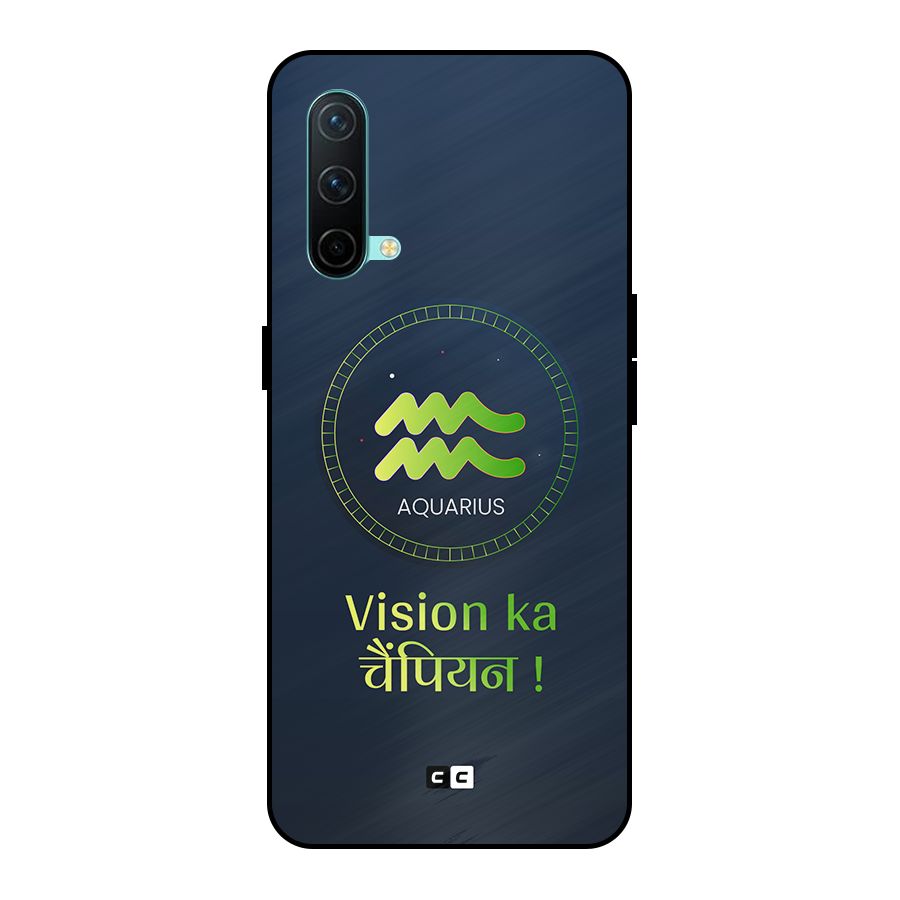 Aquarius Vision Metal Back Case for OnePlus Nord CE 5G
