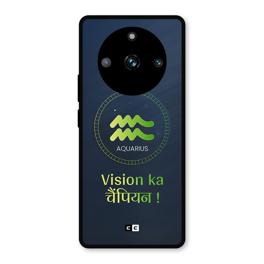 Aquarius Vision Metal Back Case for Realme 11 Pro