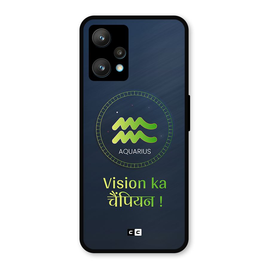 Aquarius Vision Metal Back Case for Realme 9 Pro Plus 5G