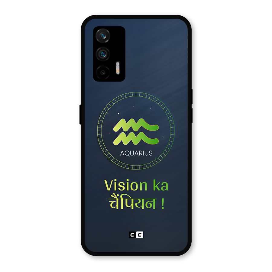 Aquarius Vision Metal Back Case for Realme GT 5G