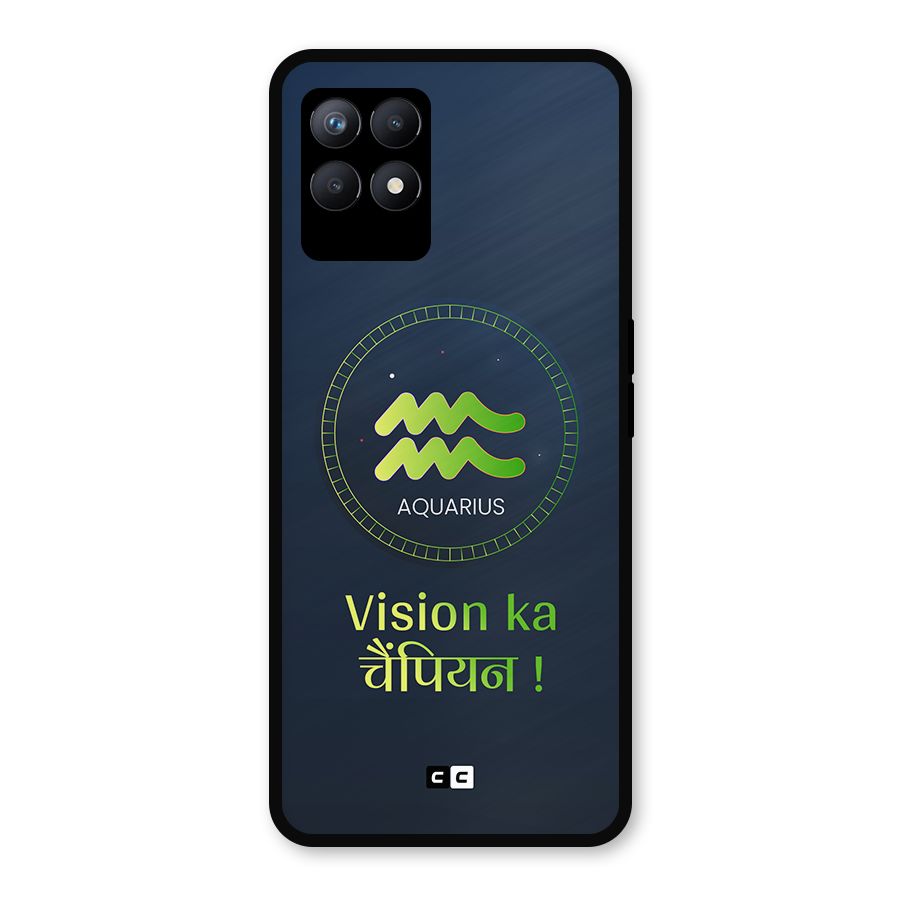 Aquarius Vision Metal Back Case for Realme Narzo 50