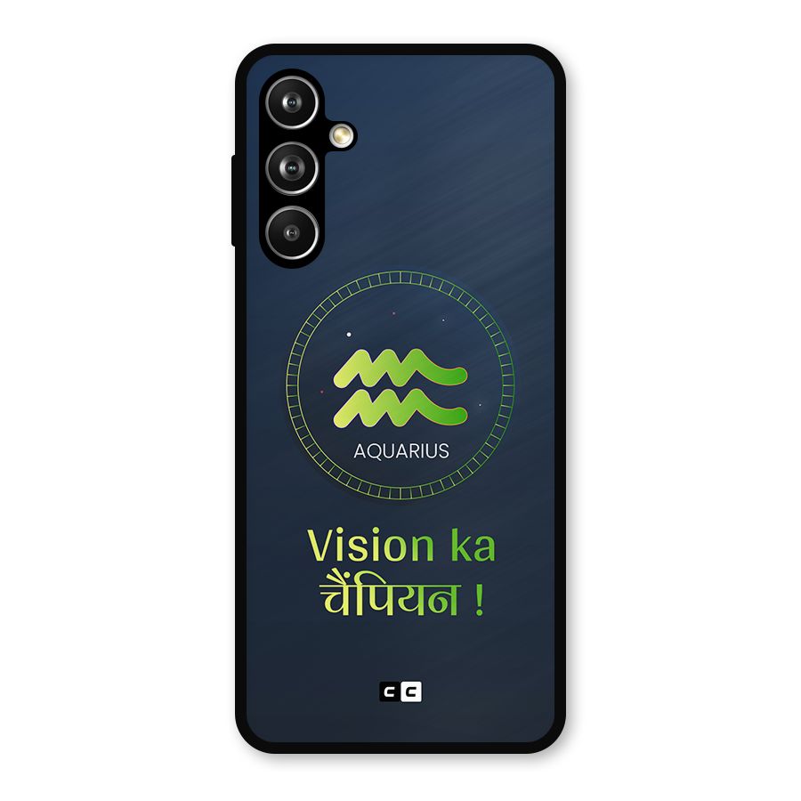 Aquarius Vision Metal Back Case for Samsung Galaxy M54