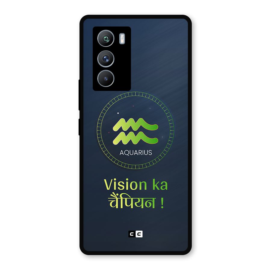 Aquarius Vision Metal Back Case for iQOO 9 SE