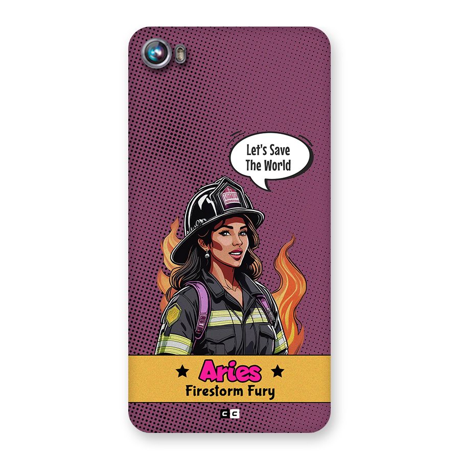 Aries Fury Back Case for Canvas Fire 4 (A107)