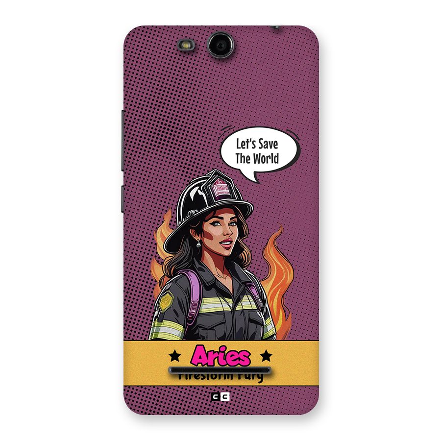 Aries Fury Back Case for Canvas Juice 3 Q392