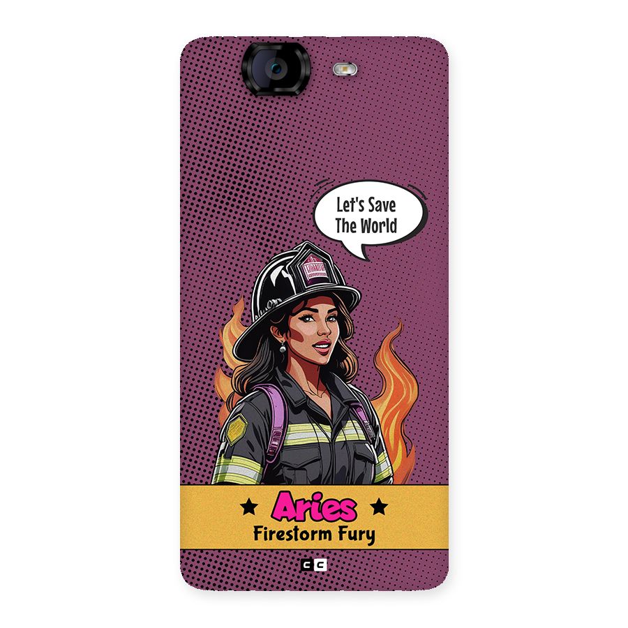 Aries Fury Back Case for Canvas Knight A350