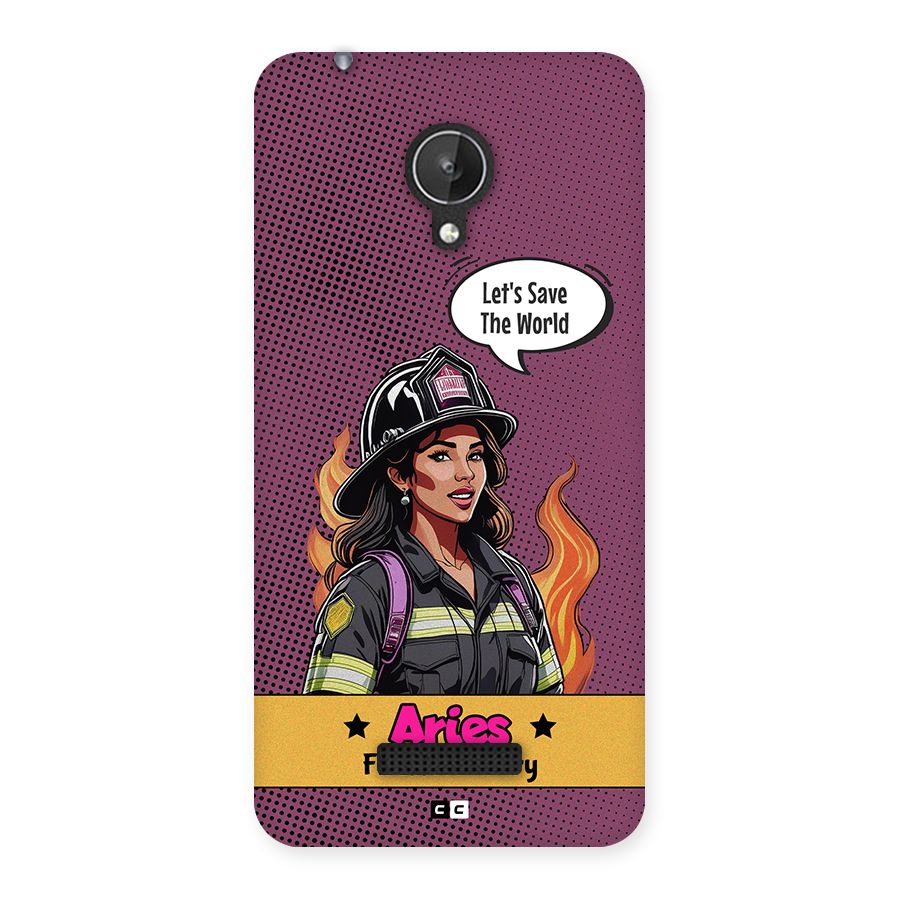 Aries Fury Back Case for Canvas Spark Q380