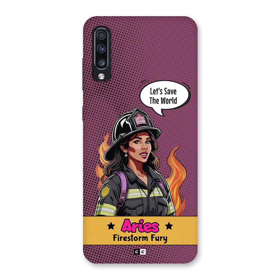 Aries Fury Back Case for Galaxy A70