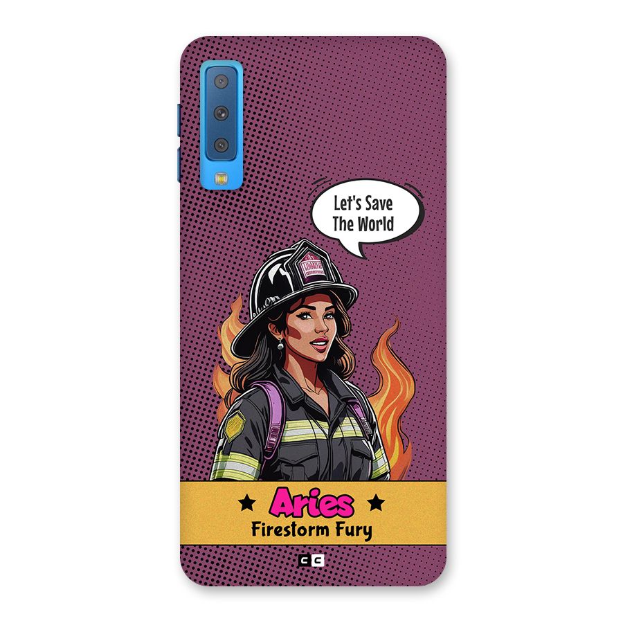 Aries Fury Back Case for Galaxy A7 (2018)