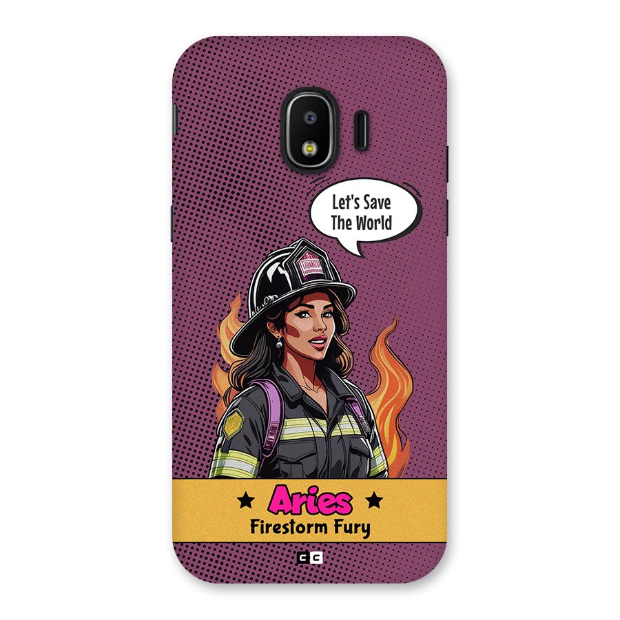 Aries Fury Back Case for Galaxy J2 Pro 2018