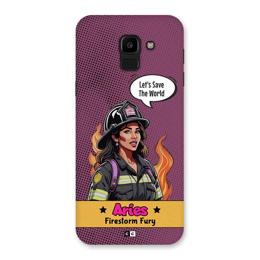 Aries Fury Back Case for Galaxy J6