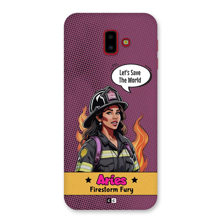 Aries Fury Back Case for Galaxy J6 Plus