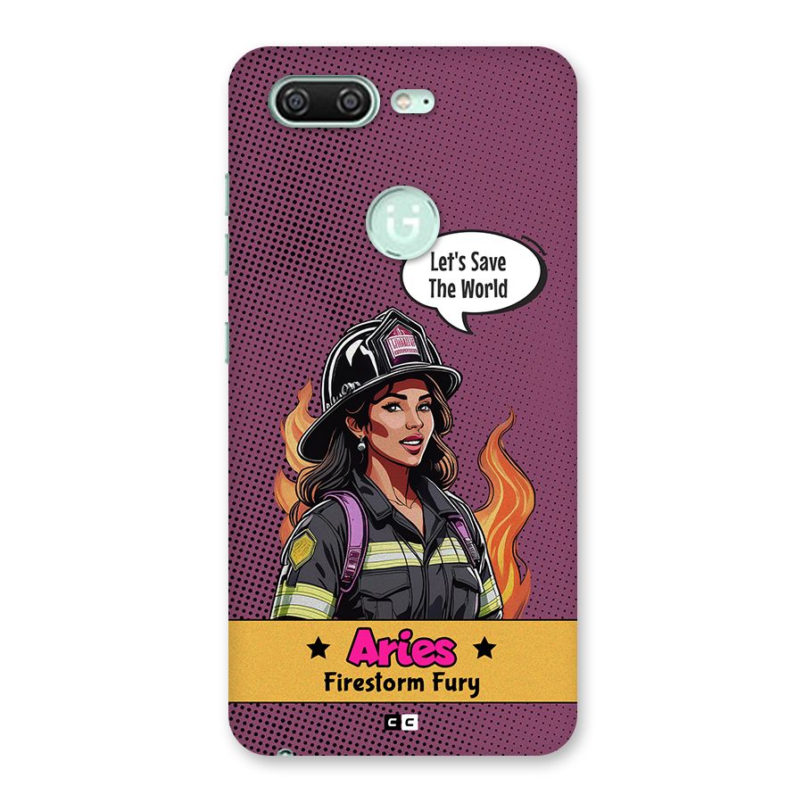 Aries Fury Back Case for Gionee S10