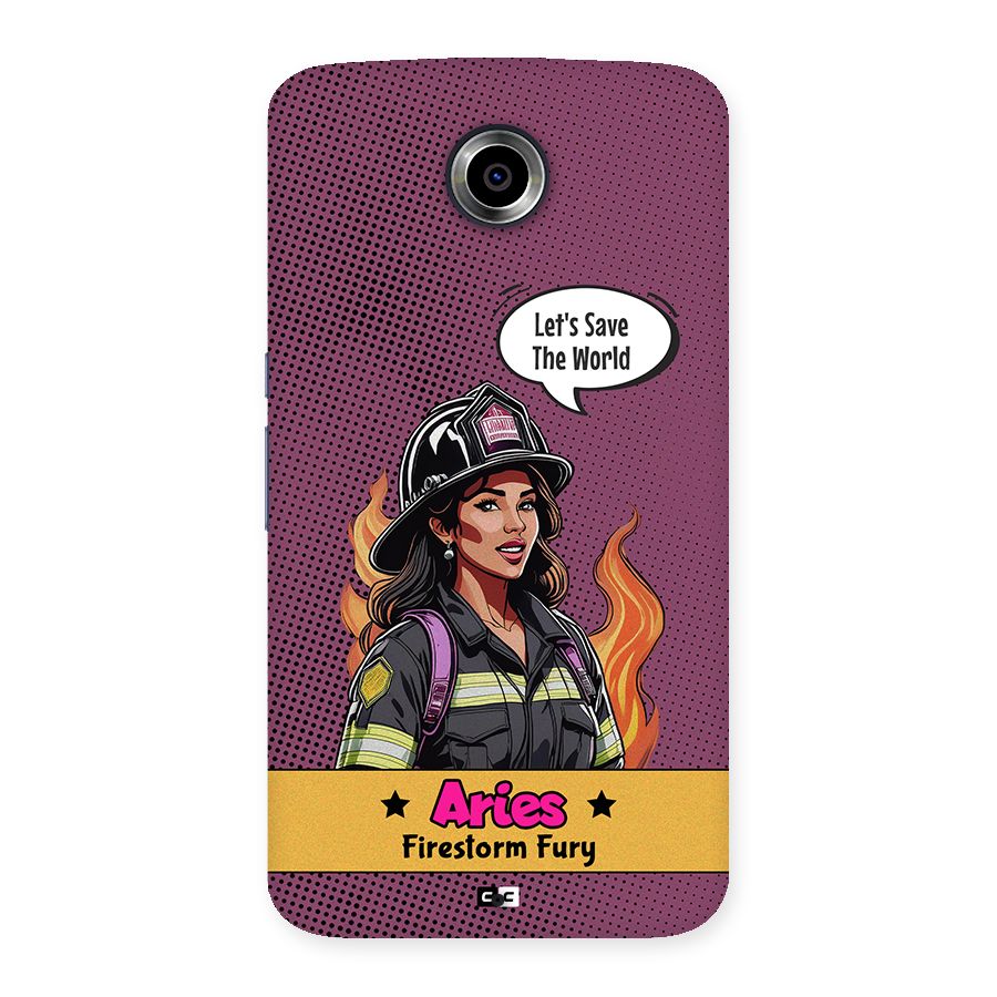 Aries Fury Back Case for Google Nexus 6