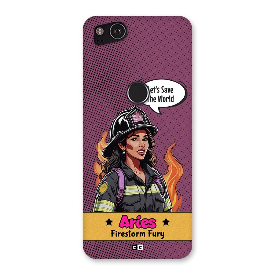 Aries Fury Back Case for Google Pixel 2