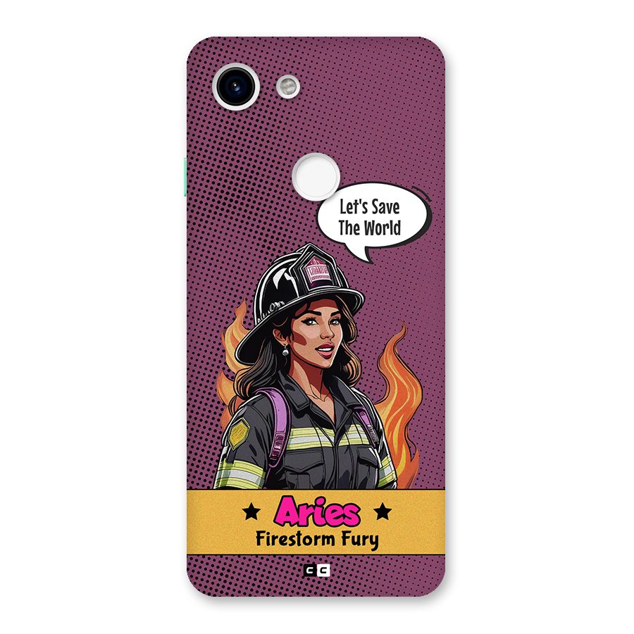 Aries Fury Back Case for Google Pixel 3