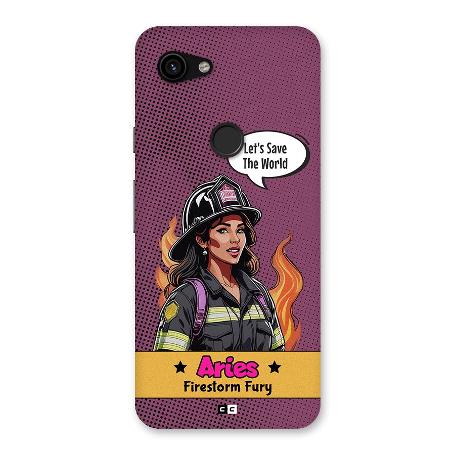 Aries Fury Back Case for Google Pixel 3a