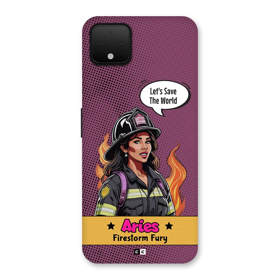 Aries Fury Back Case for Google Pixel 4 XL