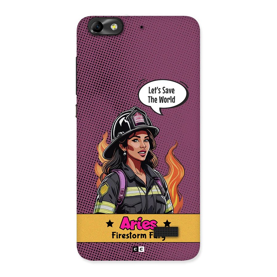Aries Fury Back Case for Honor 4C